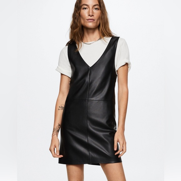 Mango Dresses & Skirts - NWT Mango Black Sleeveless Mini Dress
